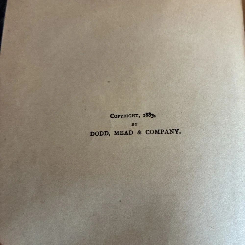 HIS SOMBRE RIVALS The Works of E P Roe. 1883 Dodd Mead and Co. 1st ED.